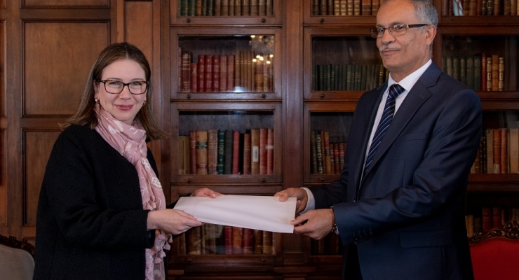 Ministra de Relaciones Exteriores (E) recibió copia de cartas credenciales del Embajador de Argelia en Colombia