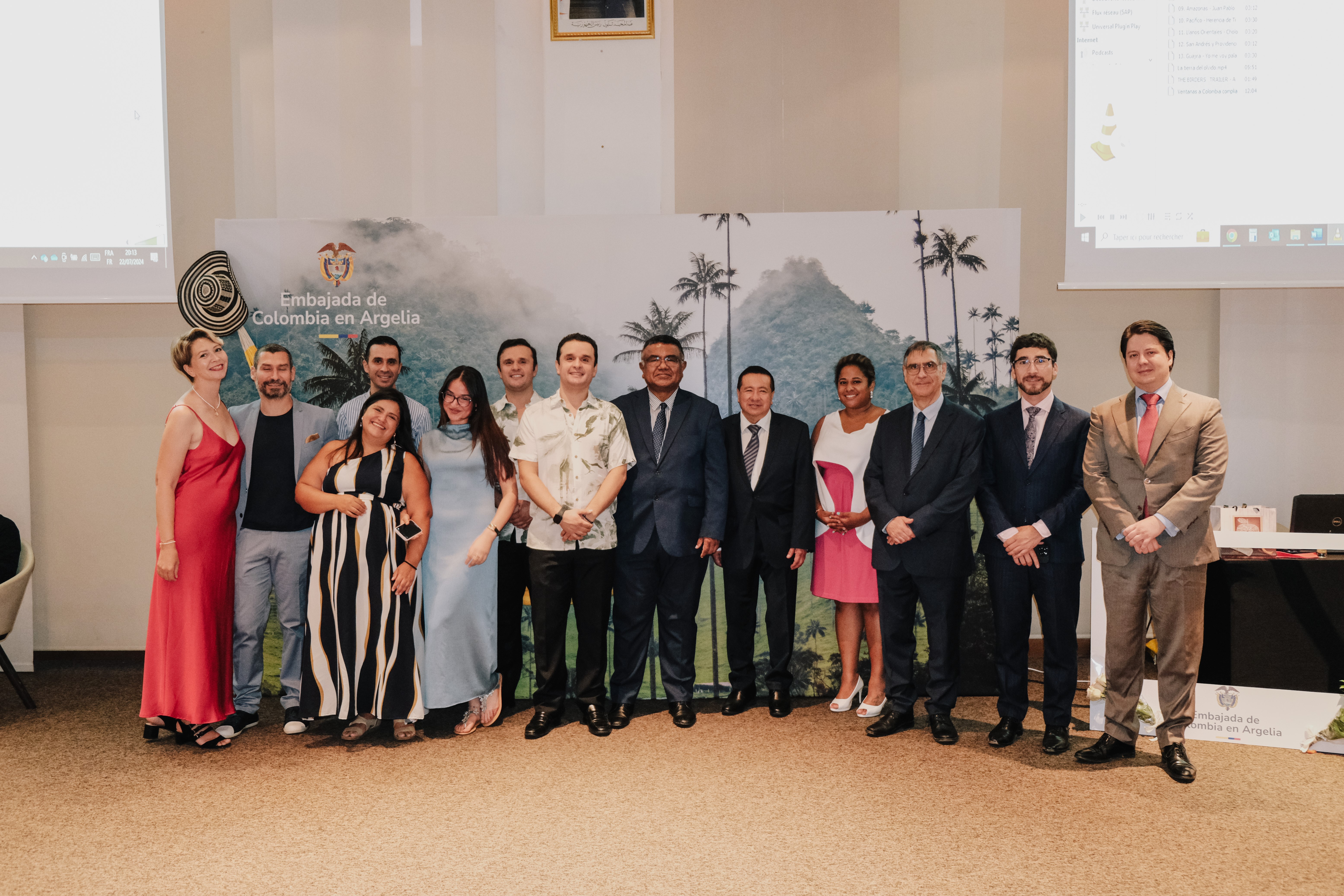 Embajada de Colombia en Argelia conmemora la Fiesta Nacional de los colombianos