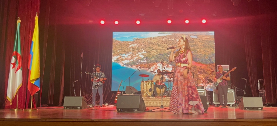 María Mulata llevó la voz de la mujer colombiana a Argelia en un concierto que fortaleció el diálogo cultural entre ambos países