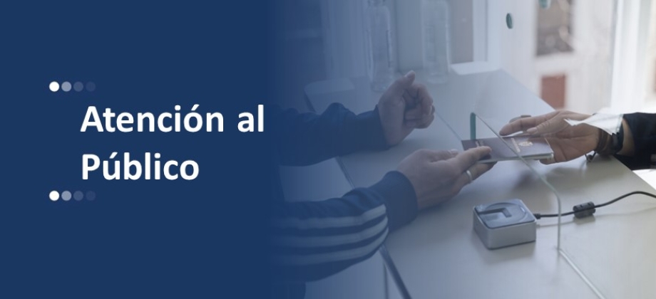 Embajada de Colombia en Argelia y su sección consular no tendrán atención al público los días 31 de marzo, 1 y 2 de abril de 2025