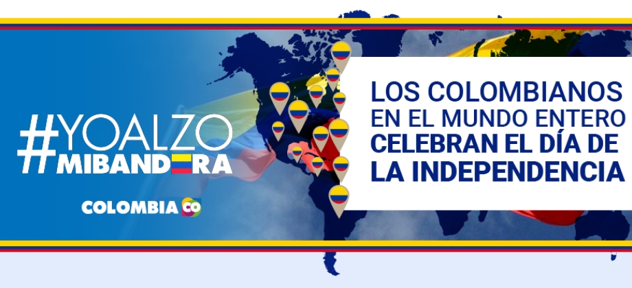 Las embajadas de Colombia en el exterior celebrarán la fiesta de la independencia nacional