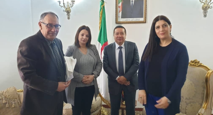 Embajador de Colombia en Argelia y la directora general de la Cámara Argelina de Comercio e Industria (CACI) buscan dinamizar relaciones económicas, comerciales y de inversión