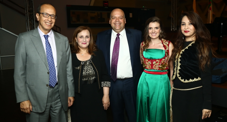 Con recital de la Mezzo-Soprano Monica Danilov, la Embajada de Colombia en Argelia celebró la riqueza cultural colombiana